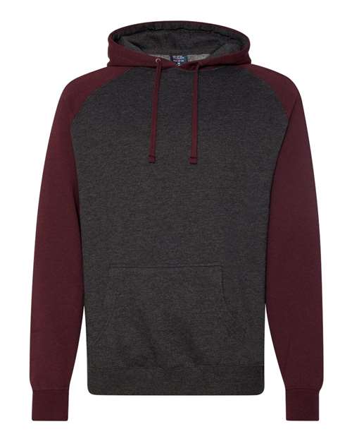 INDEPENDENT TRADING CO. RAGLAN HOODED SWEATSHIRT