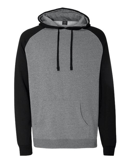 INDEPENDENT TRADING CO. RAGLAN HOODED SWEATSHIRT