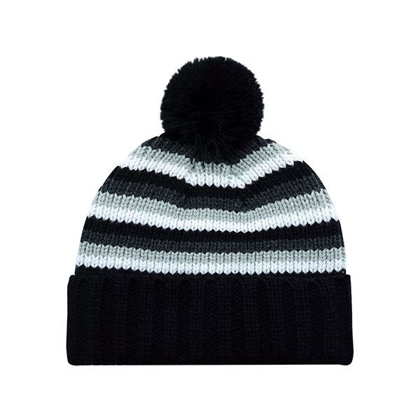 AJM CHUNKY KNIT POM POM TOQUE