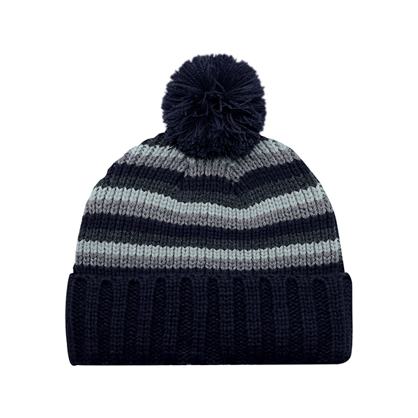 AJM CHUNKY KNIT POM POM TOQUE