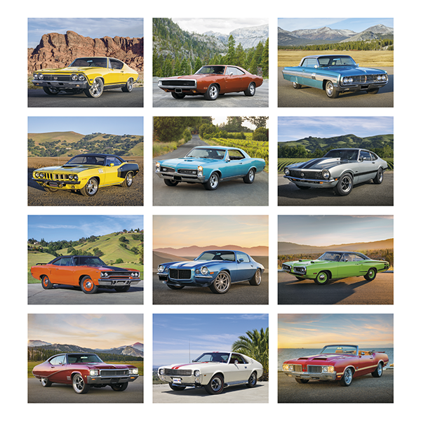 KOOZIE MUSCLE CARS CALENDAR