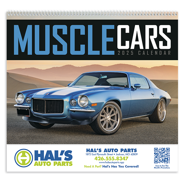 KOOZIE MUSCLE CARS CALENDAR