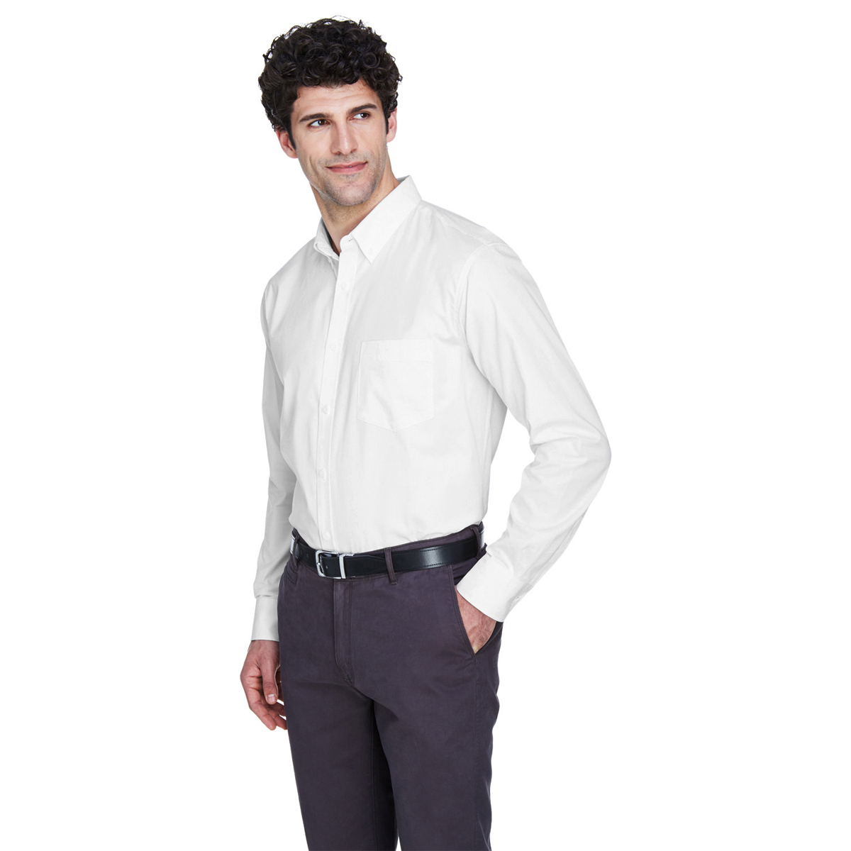 CORE365 MEN'S OPERATE LONG SLEEVE TWILL DRESS SHIRT