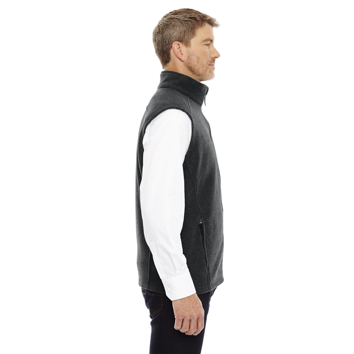 CORE365 MEN'S JOURNEY FLEECE VEST