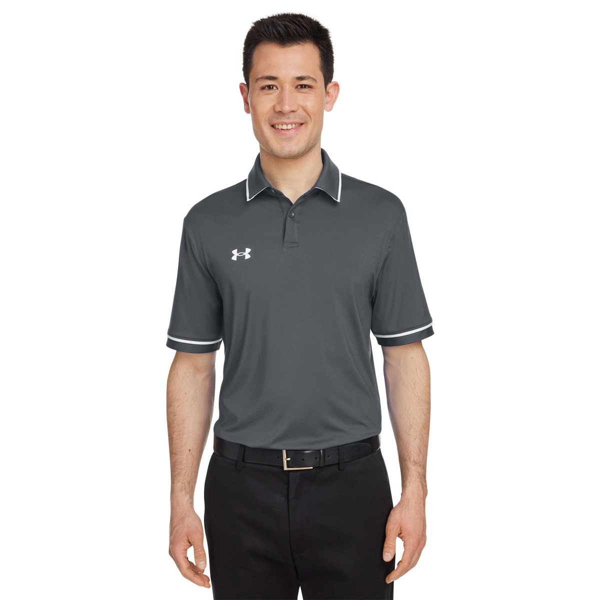 UNDER ARMOUR MEN'S TIPPED TEAMS PERFORMANCE POLO