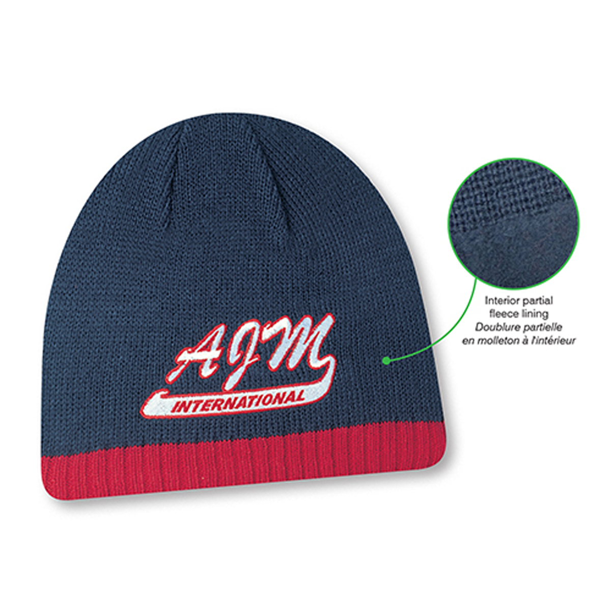 AJM ACRYLIC POLYESTER MICRO FLEECE BOARD TOQUE