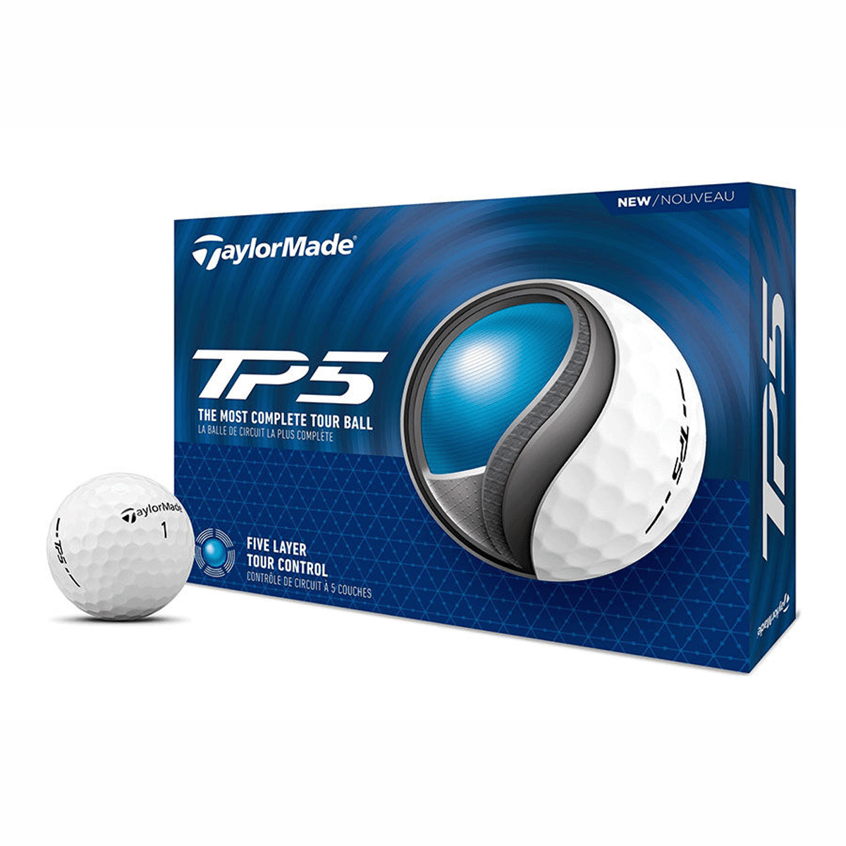 TAYLORMADE TP5 GOLF BALLS - DOZEN