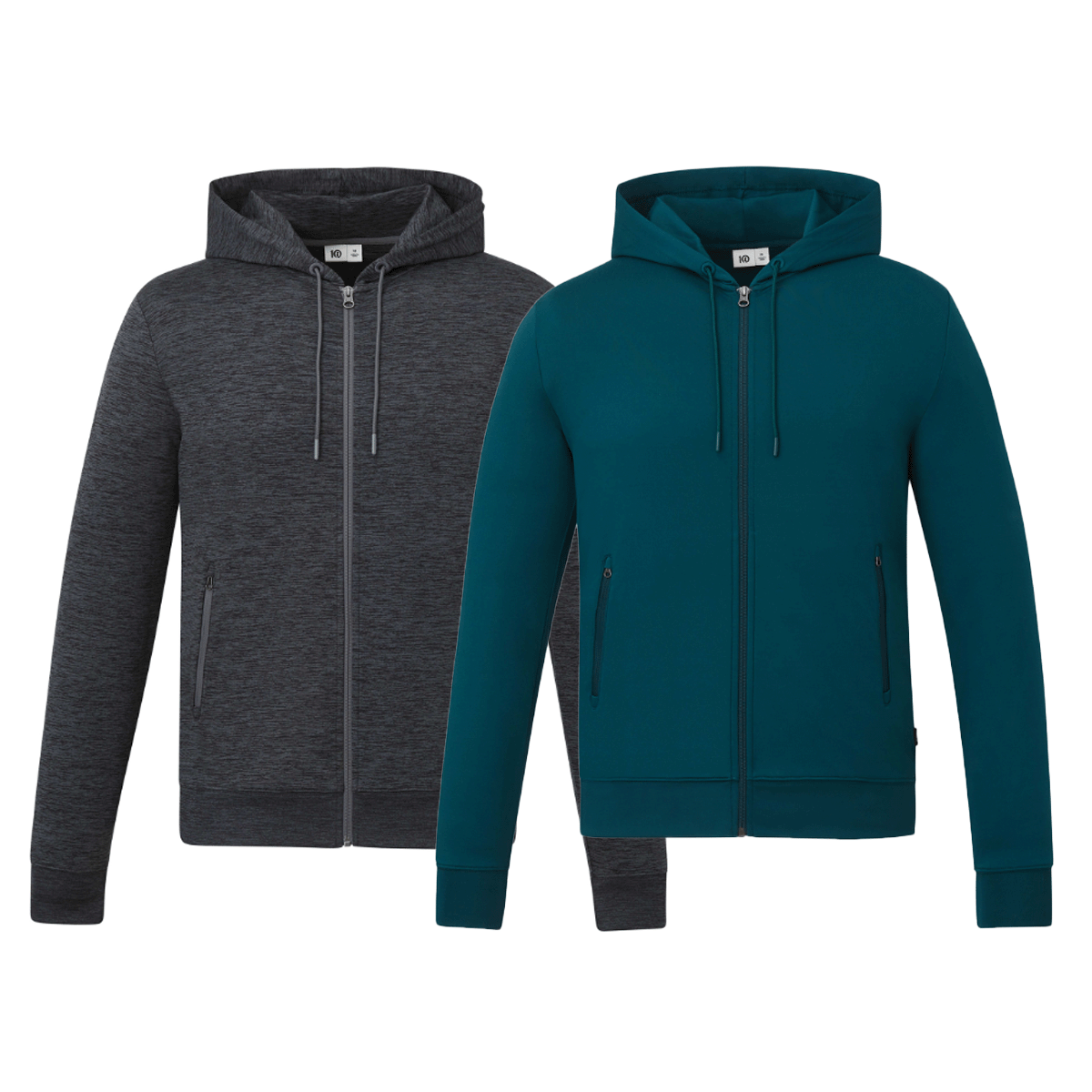 TENTREE MEN'S STRETCH KNIT FULL-ZIP HOODIE