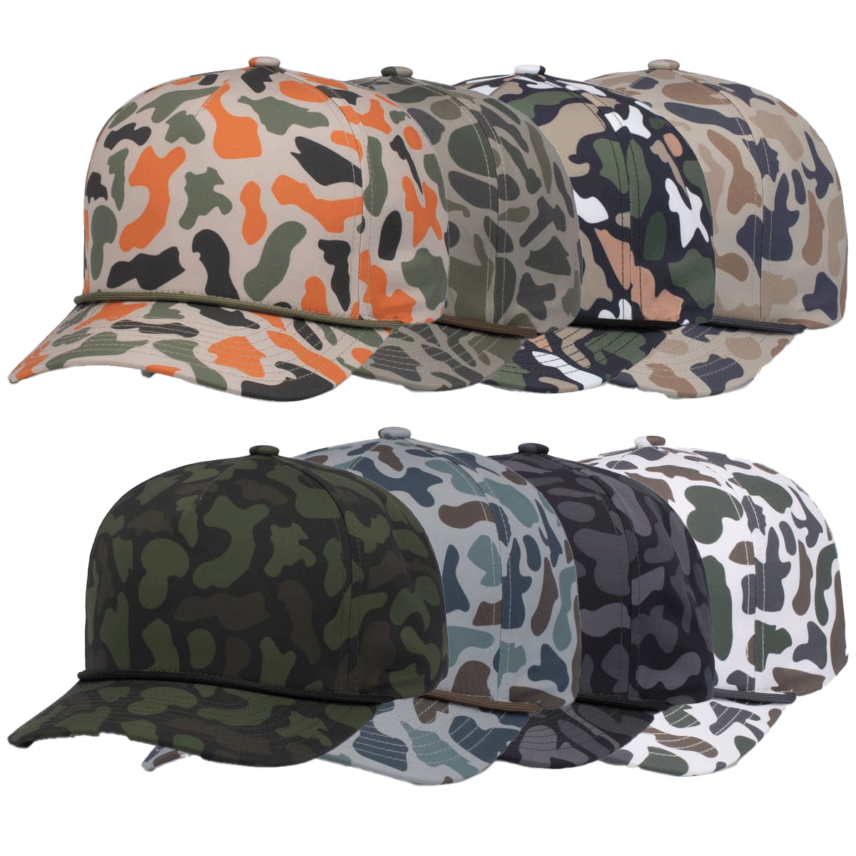 PACIFIC DUCK CAMO 5-PANEL TRUCKER CAP