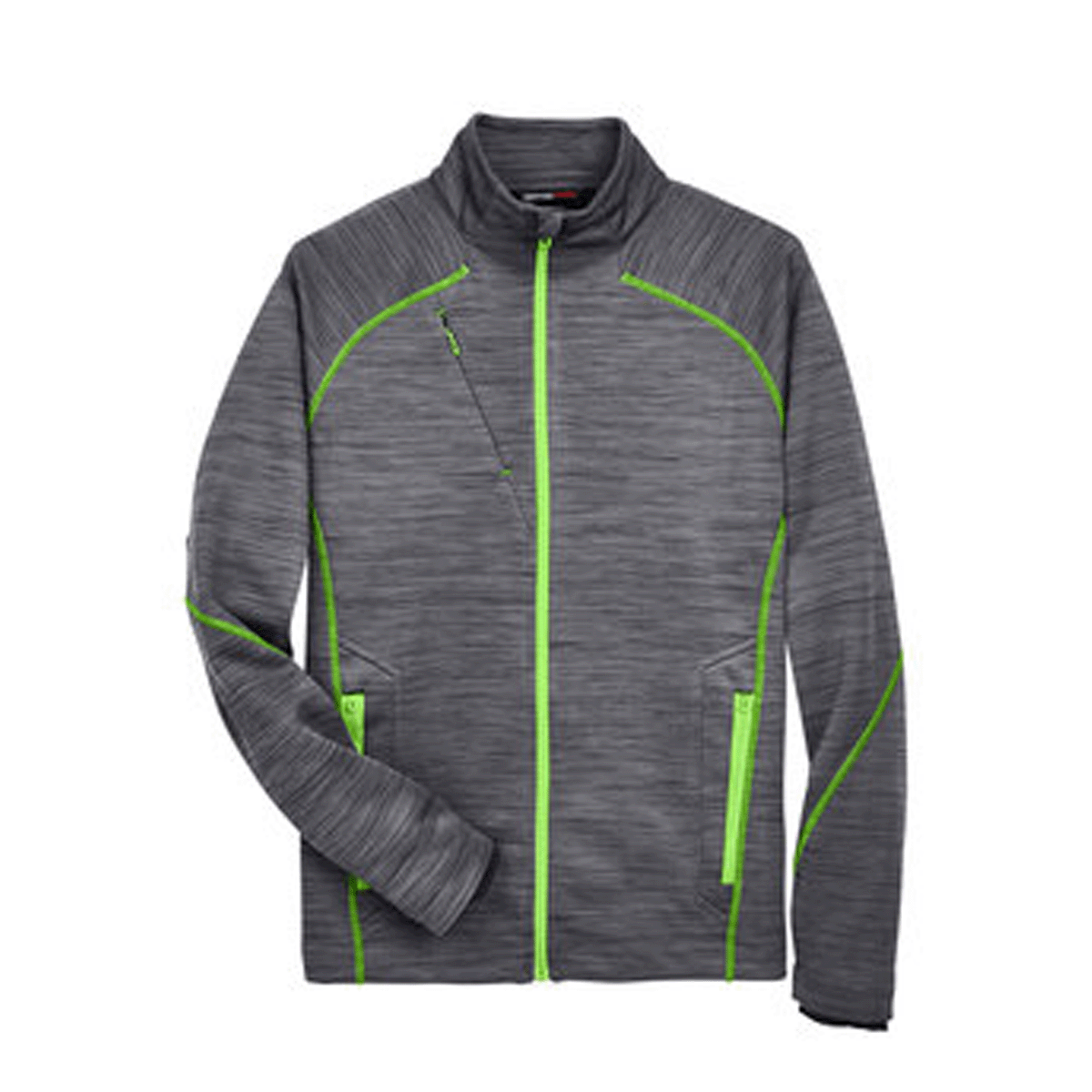 NORTH END MEN'S FLUX MELANGE BONDED FLEECE JACKET