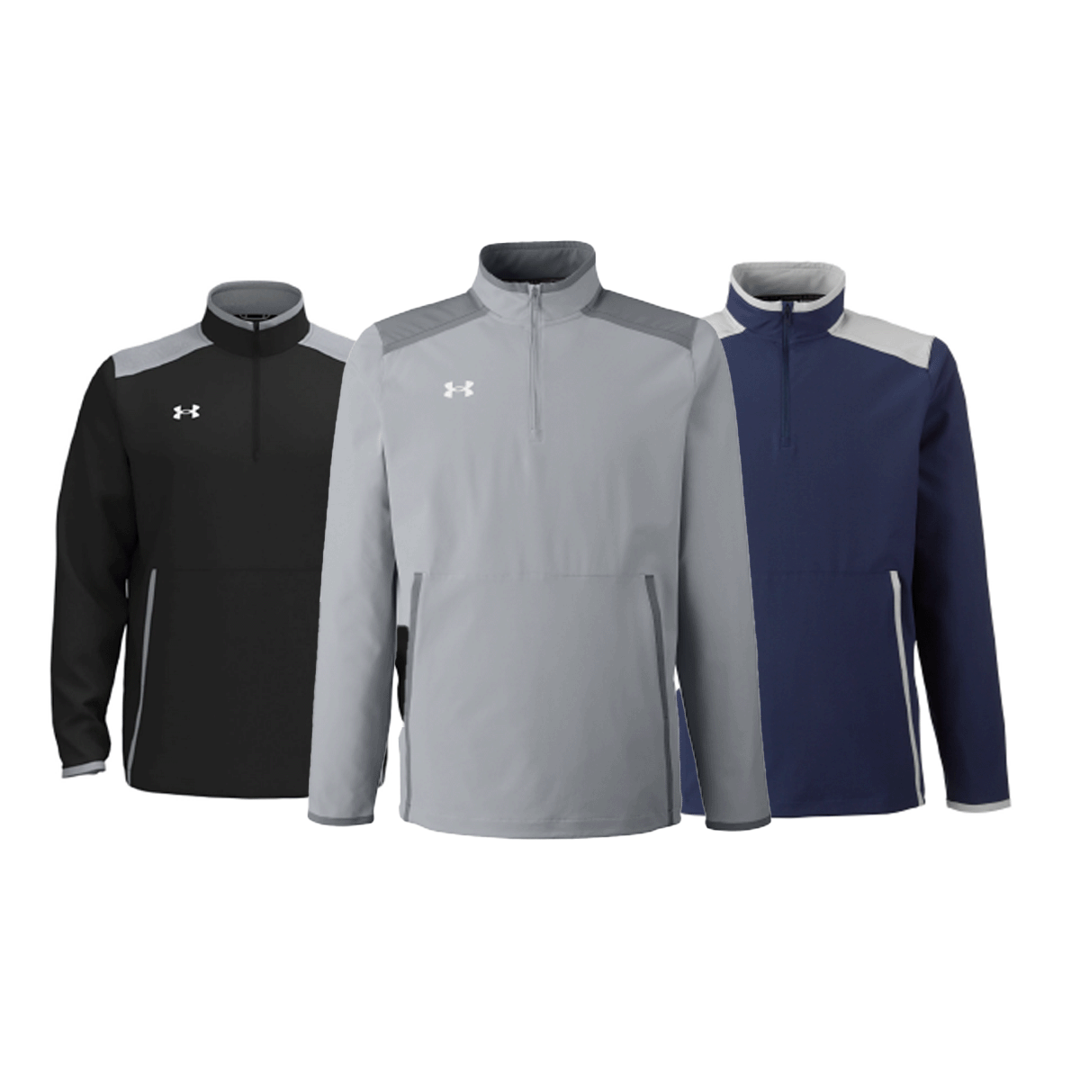 UNDER ARMOUR MEN'S MOTIVATE 3.0 QUARTER-ZIP