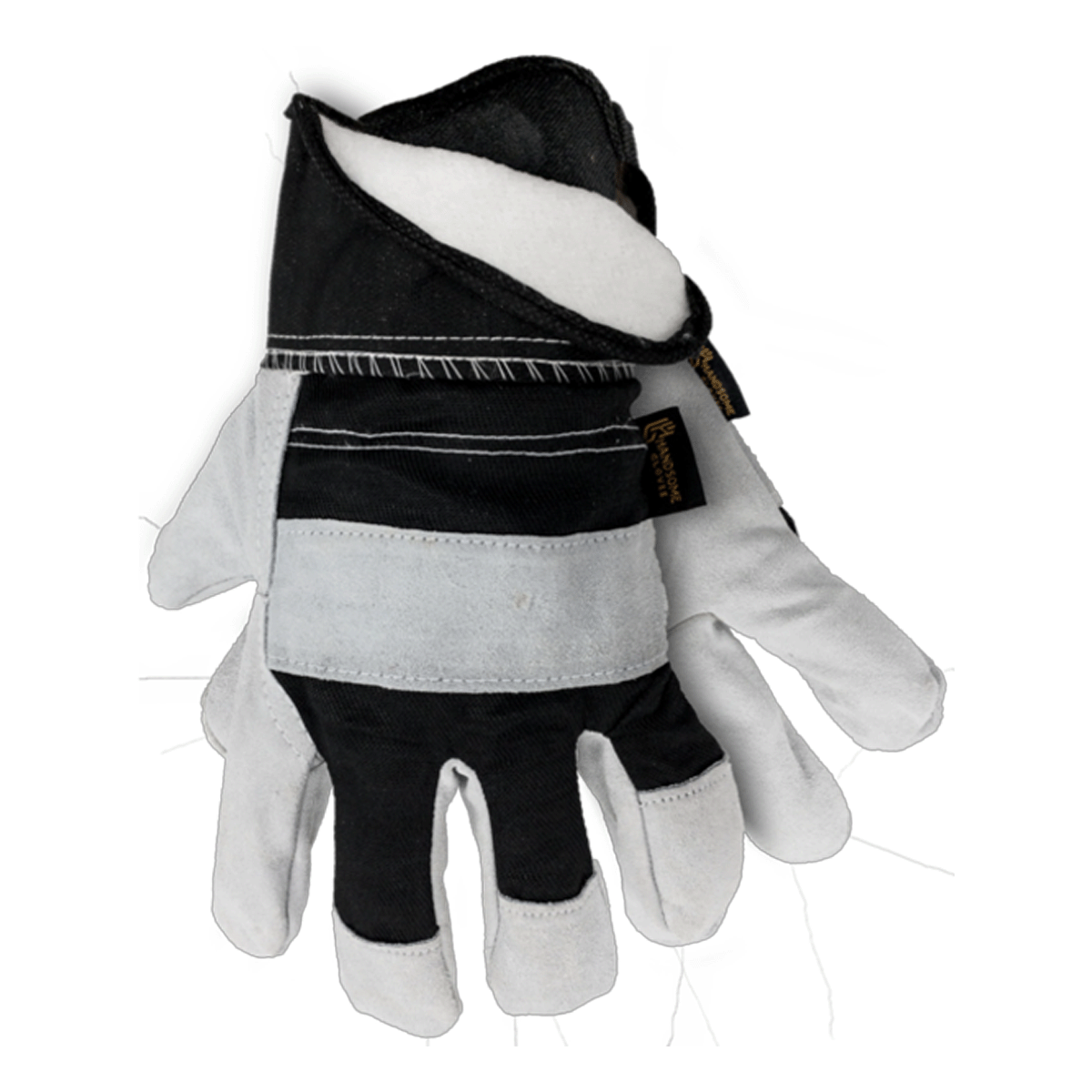 HANDSOME GLOVES WINTER LINED COWHIDE WORK GLOVES