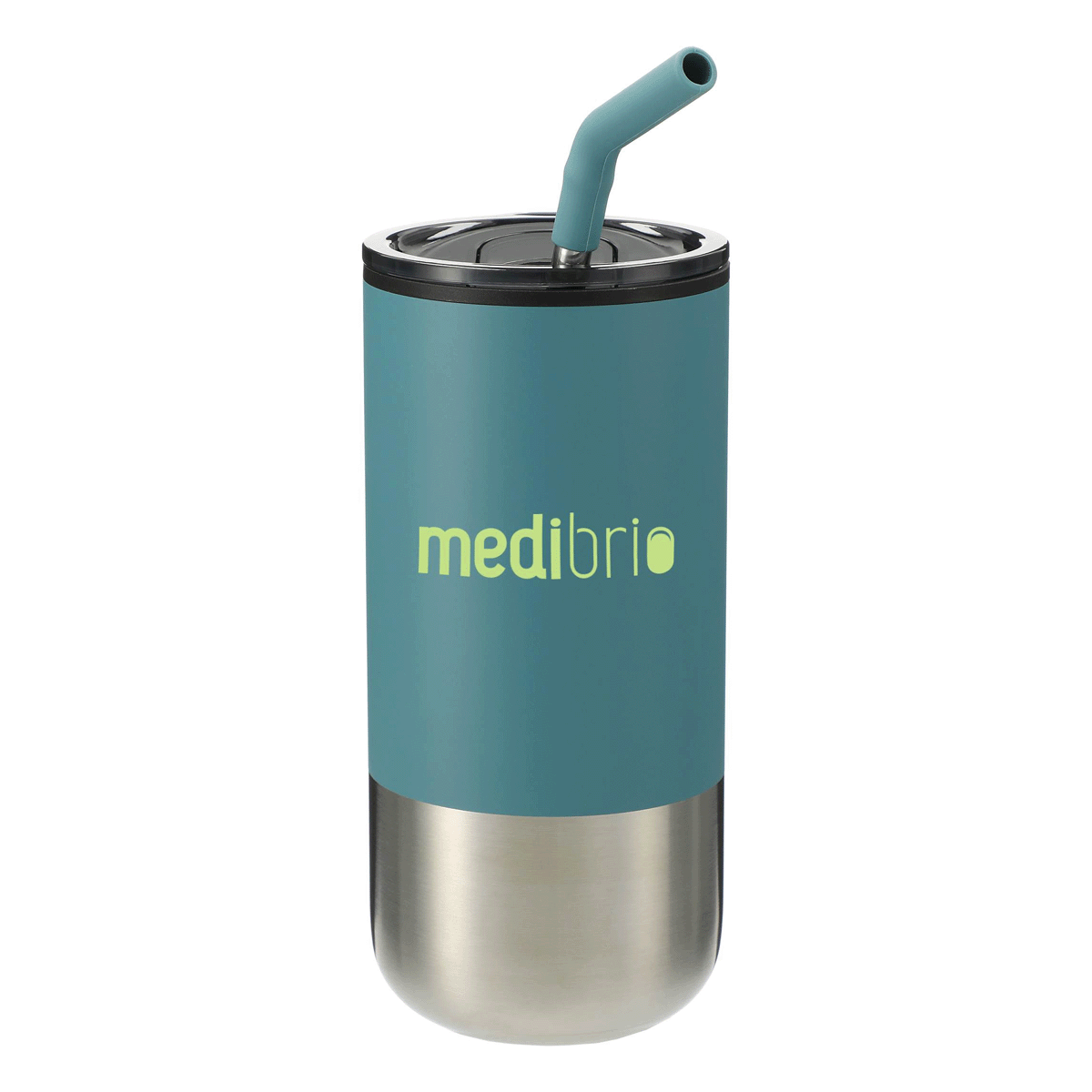 LAGOM INSULATED STAINLESS STEEL TUMBLER WITH STRAW 16oz