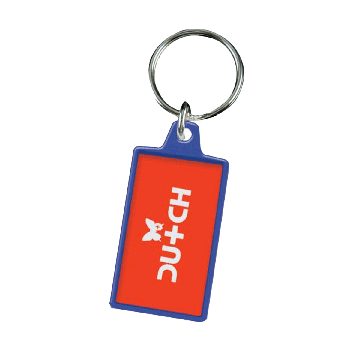 PRINTED HYBRID METAL KEYCHAIN