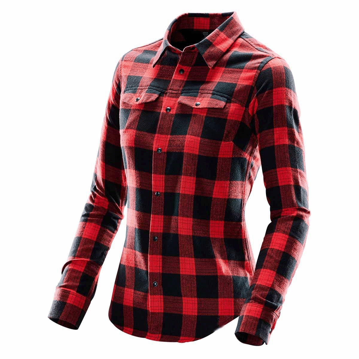 STORMTECH LADIES LOGAN SNAP FRONT PLAID SHIRT