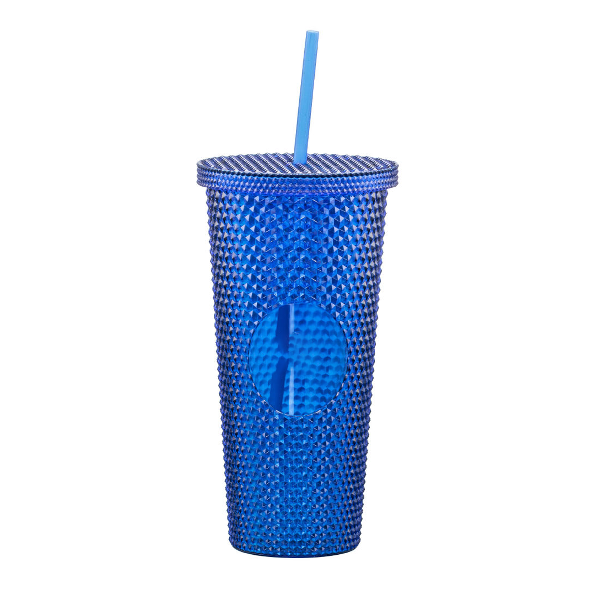 CRENSHAW TEXTURED TUMBLER WITH STRAW 21oz