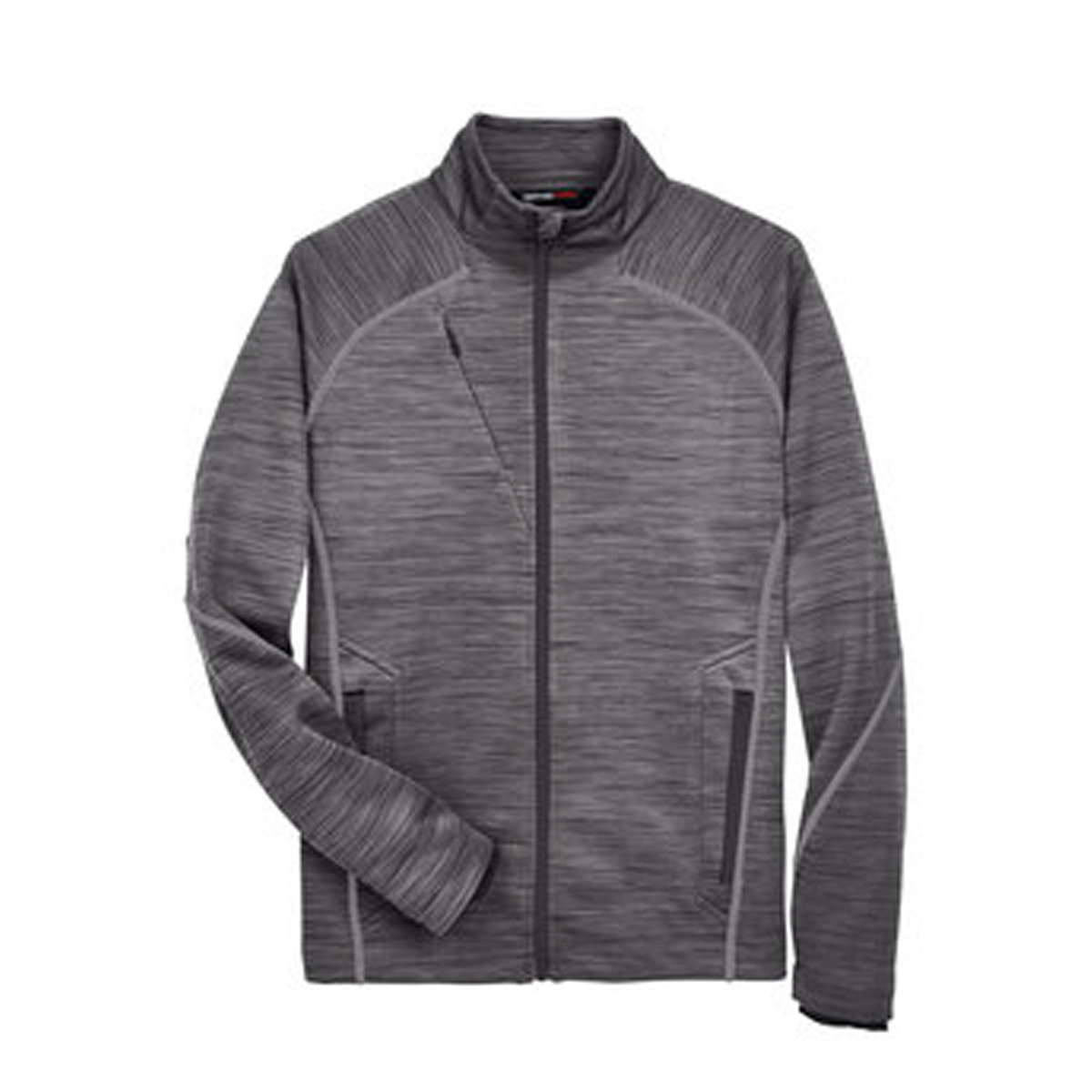 NORTH END MEN'S FLUX MELANGE BONDED FLEECE JACKET