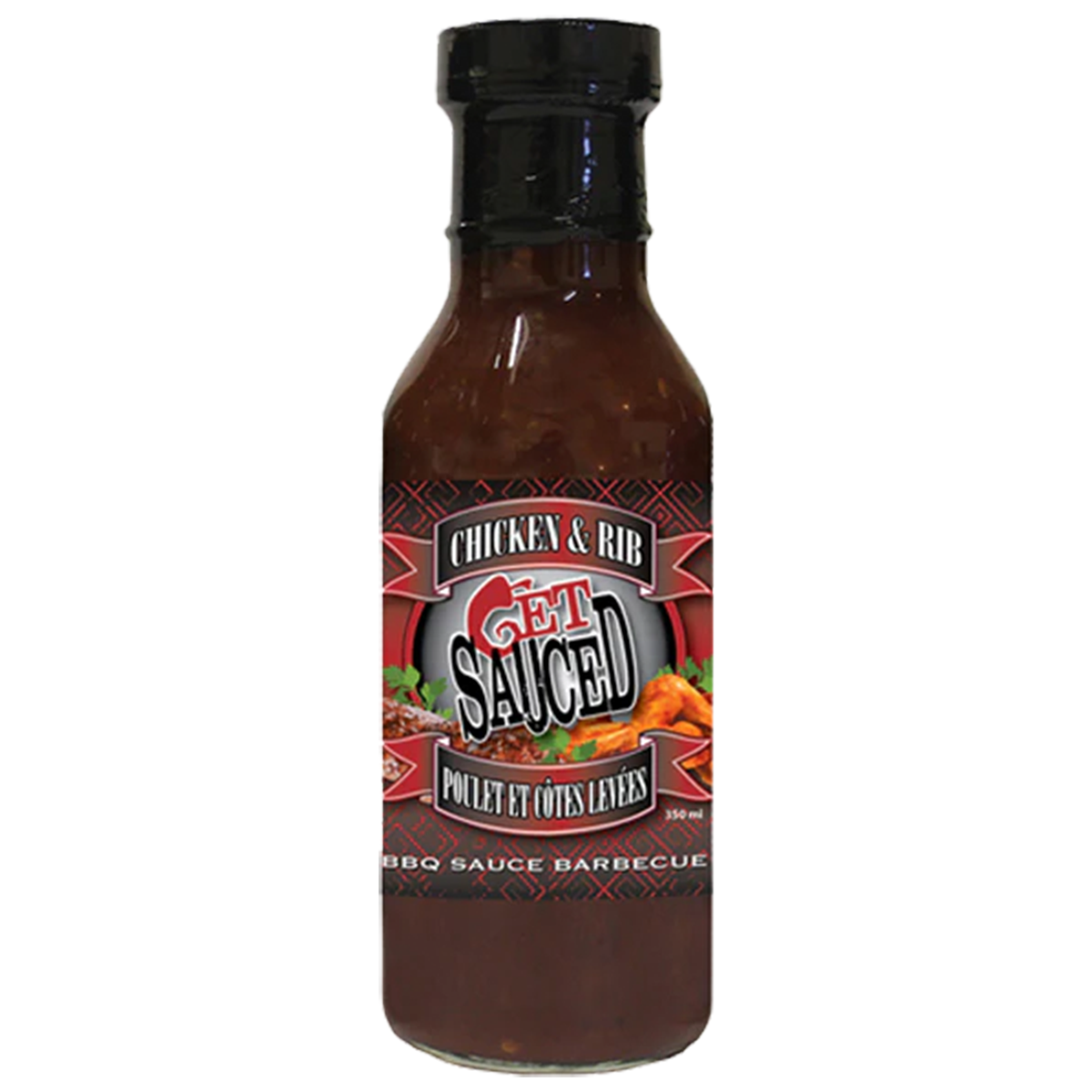 GET SAUCED CHICKEN & RIB BBQ SAUCE 12oz