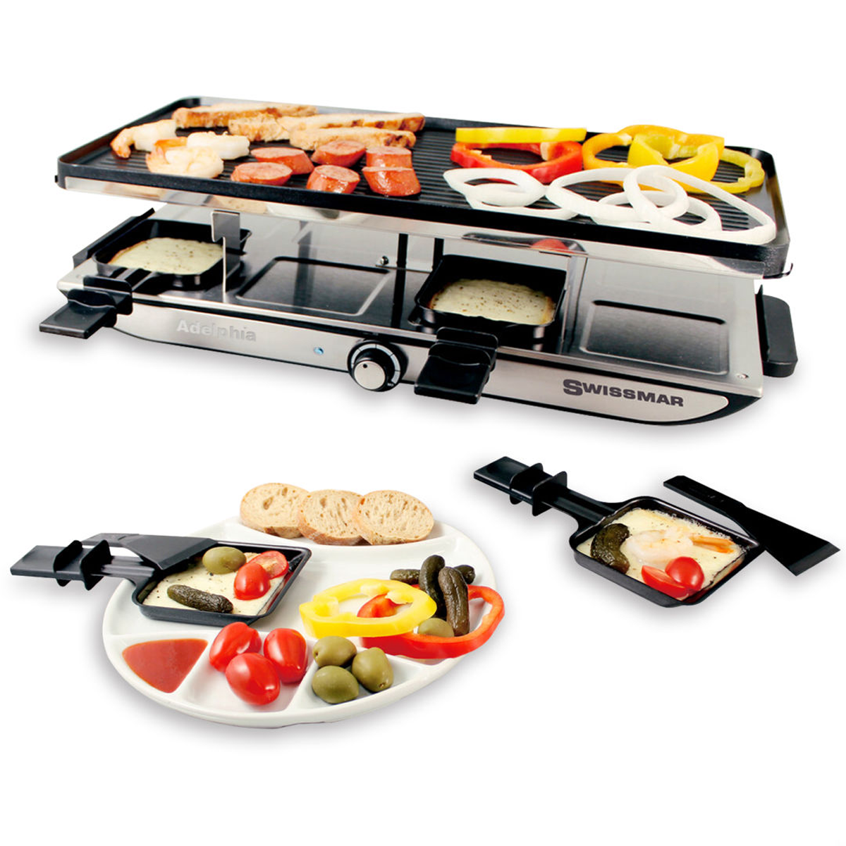 SWISSMAR GENEVA 8 PERSON RACELETTE GRILL