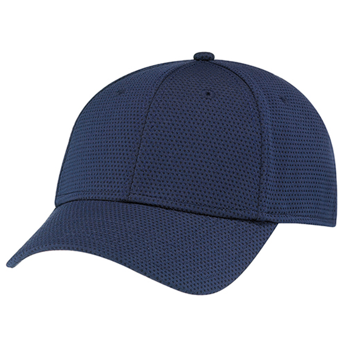 AJM 6-PANEL DELUXE POLY FUSED MESH CONTOUR HAT