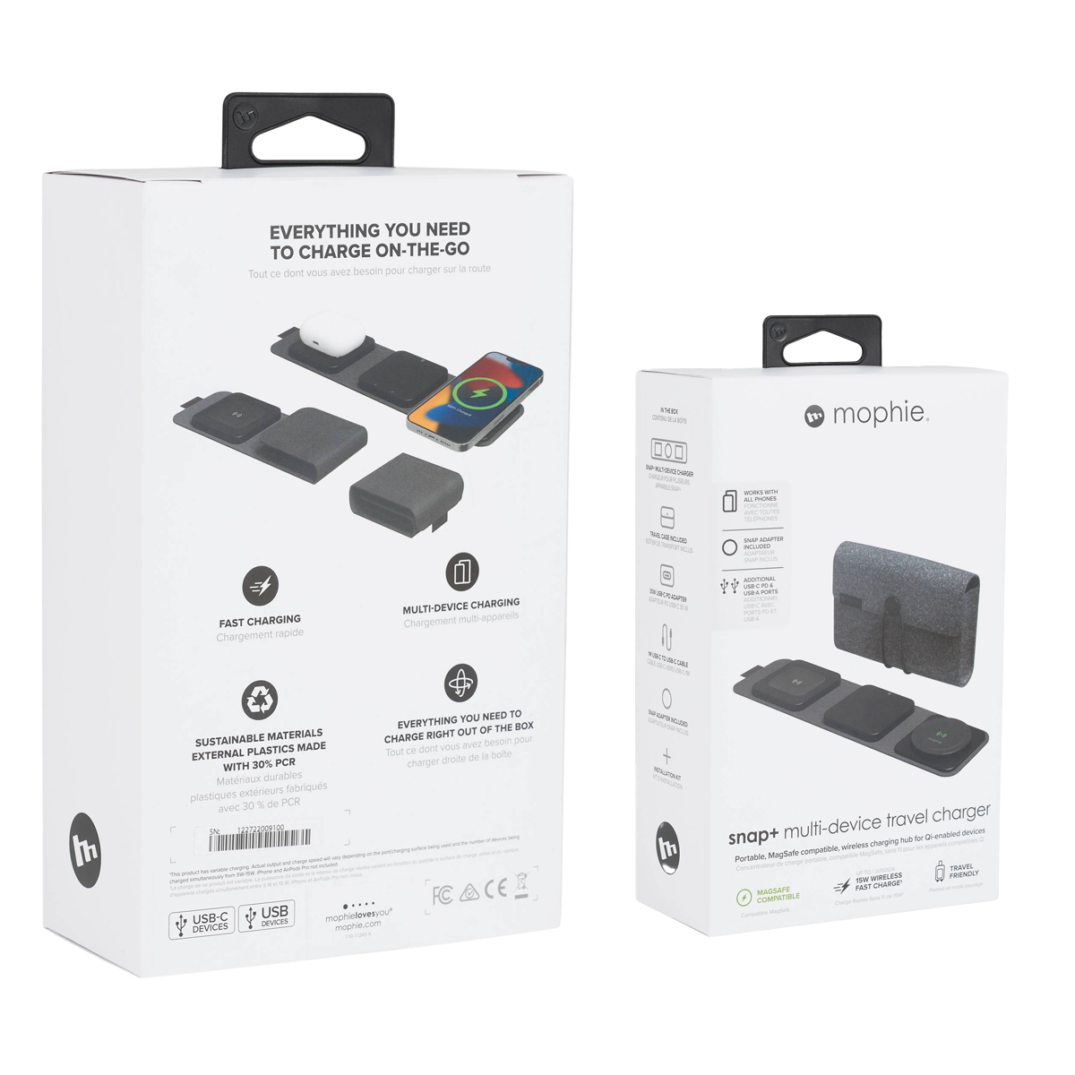 MOPHIE SNAP + MULTI-DEVICE TRAVEL CHARGER