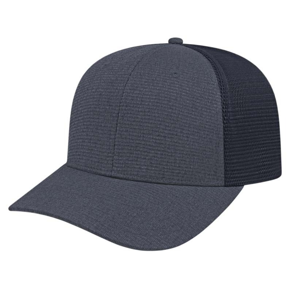 CAP AMERICA RIBBED TRI-BLEND TRUCKER MESH BACK CAP