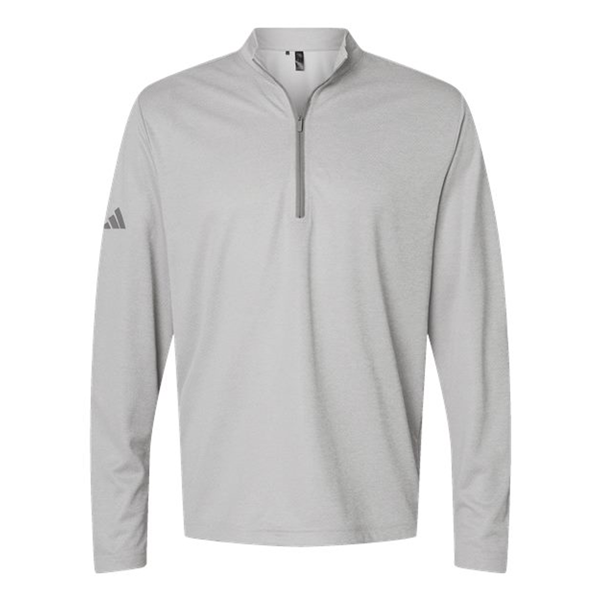 ADIDAS MEN'S SPACE DYED QUARTER-ZIP PULLOVER