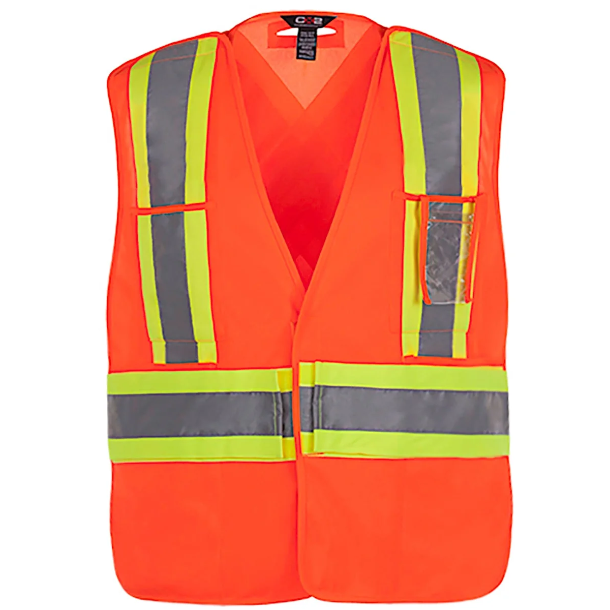 CANADA SPORTSWEAR ADULT PROTECTOR TRICOT HI-VIS 5-POINT TEAR-AWAY VEST