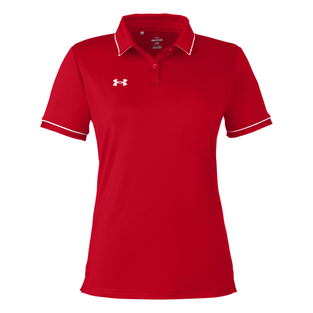 UNDER ARMOUR LADIES TIPPED TEAMS PERFORMANCE POLO