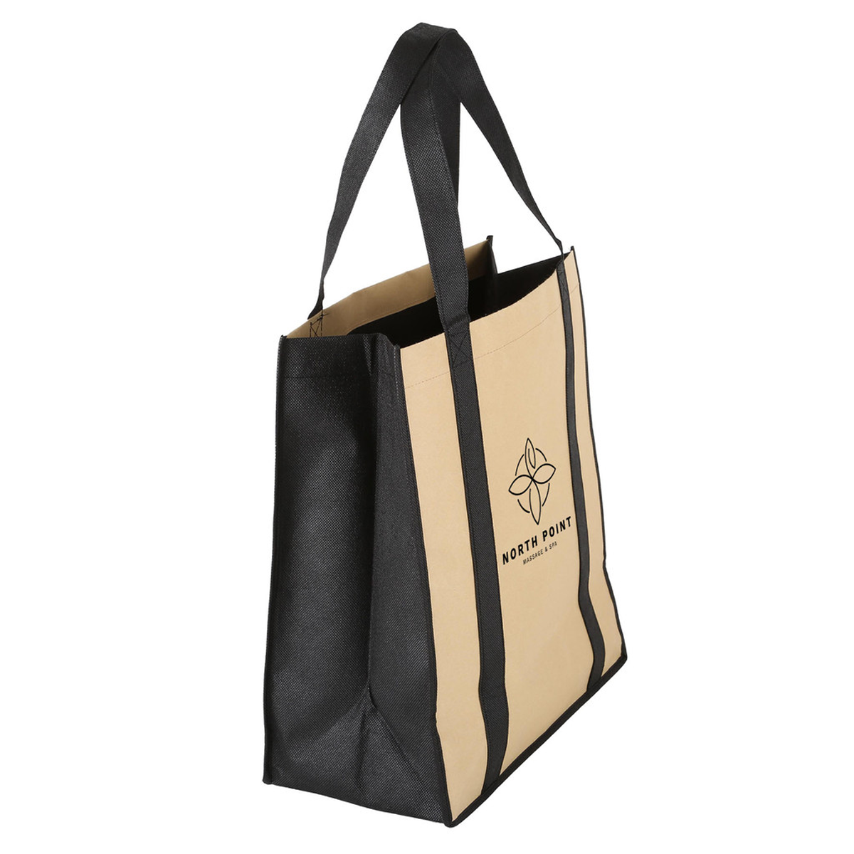 JUMBO LAMINATED KRAFT TOTE