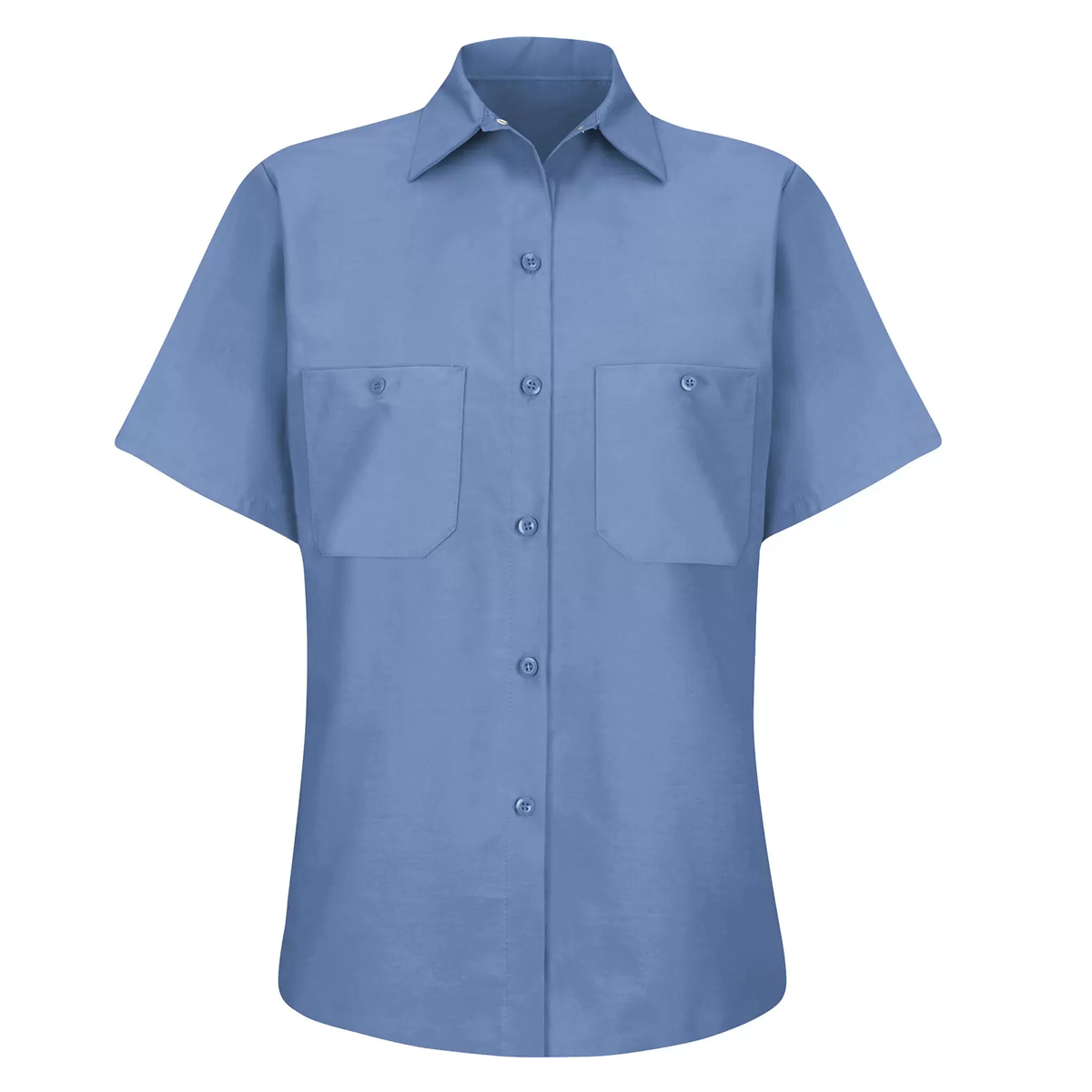 RED KAP LADIES INDUSTRIAL SHORT SLEEVE WORKSHIRT