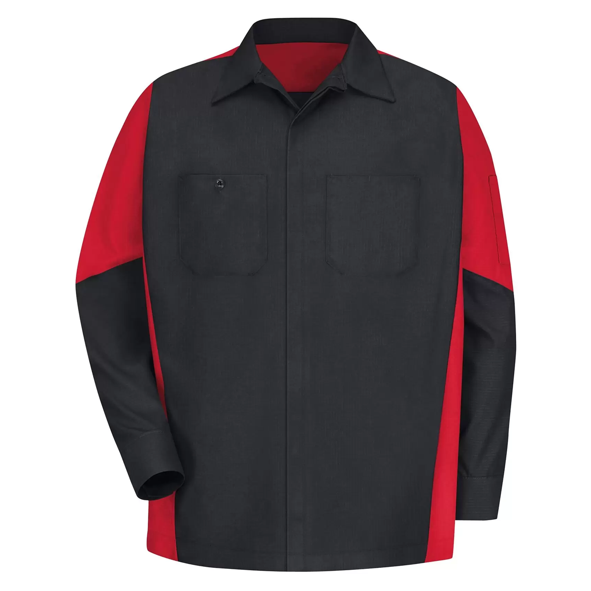 RED KAP ADULT LONG SLEEVE WOVEN CREW SHIRT