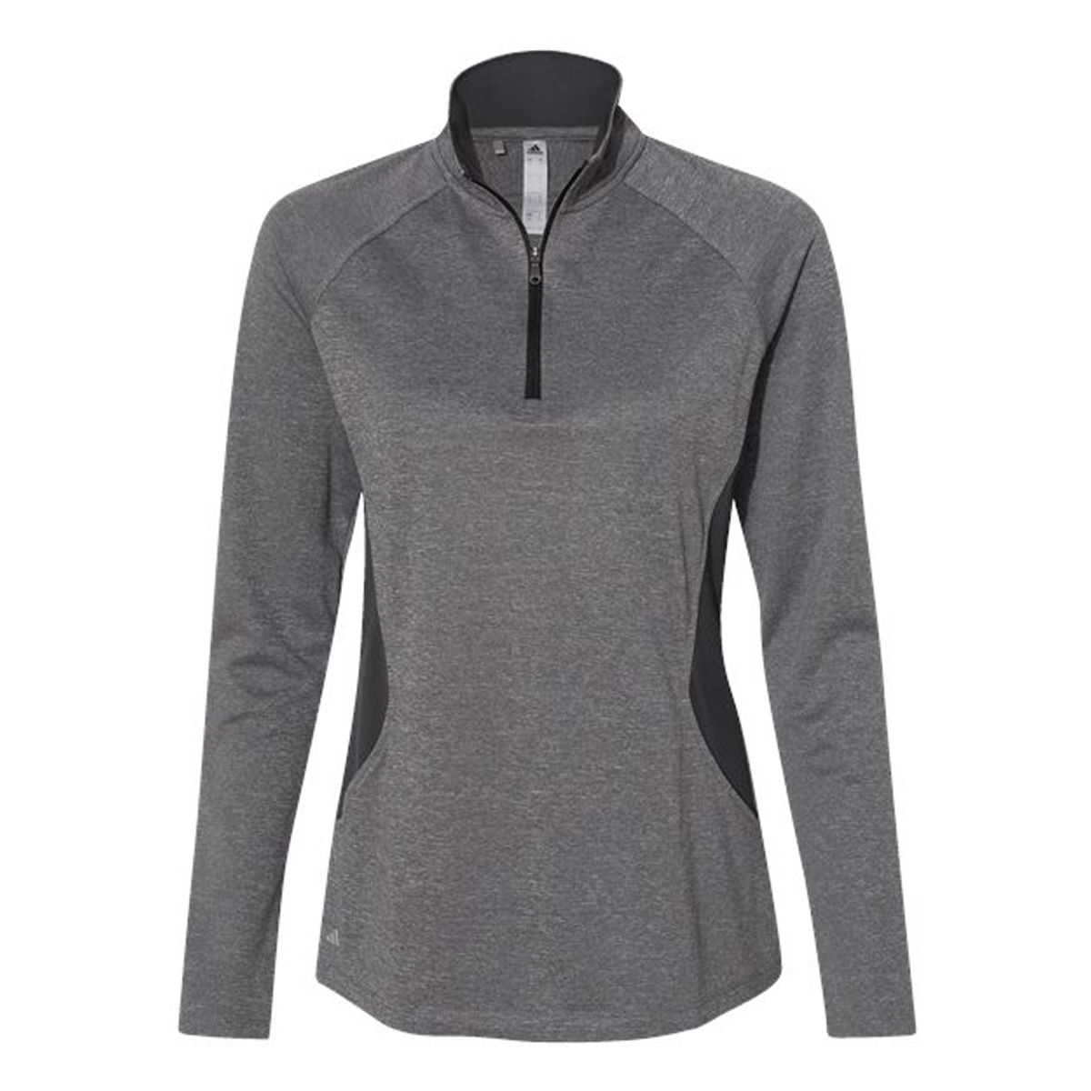 ADIDAS LADIES LIGHTWEIGHT QUARTER-ZIP PULLOVER