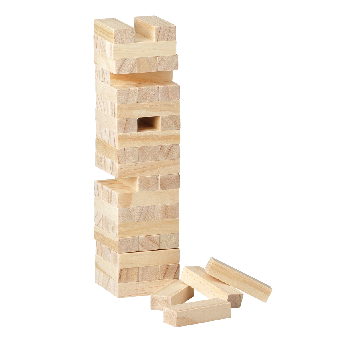 TUMBLING TOWER WOOD BLOCK STACKING GAME