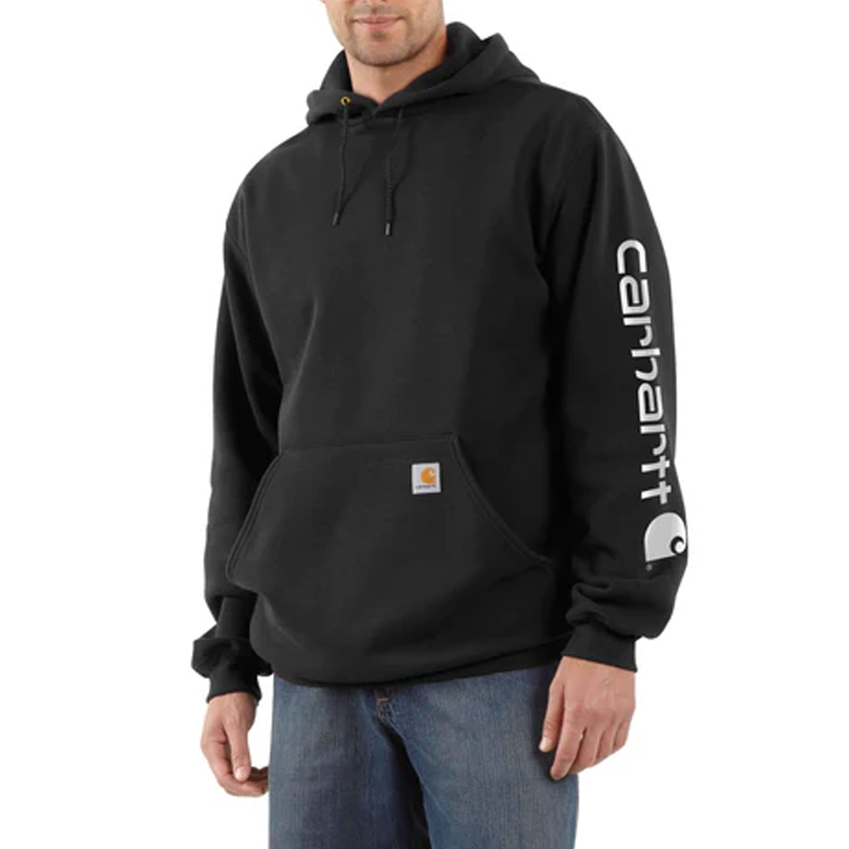 CARHARTT LOOSE FIT MIDWEIGHT LOGO SLEEVE SWEATSHIRT