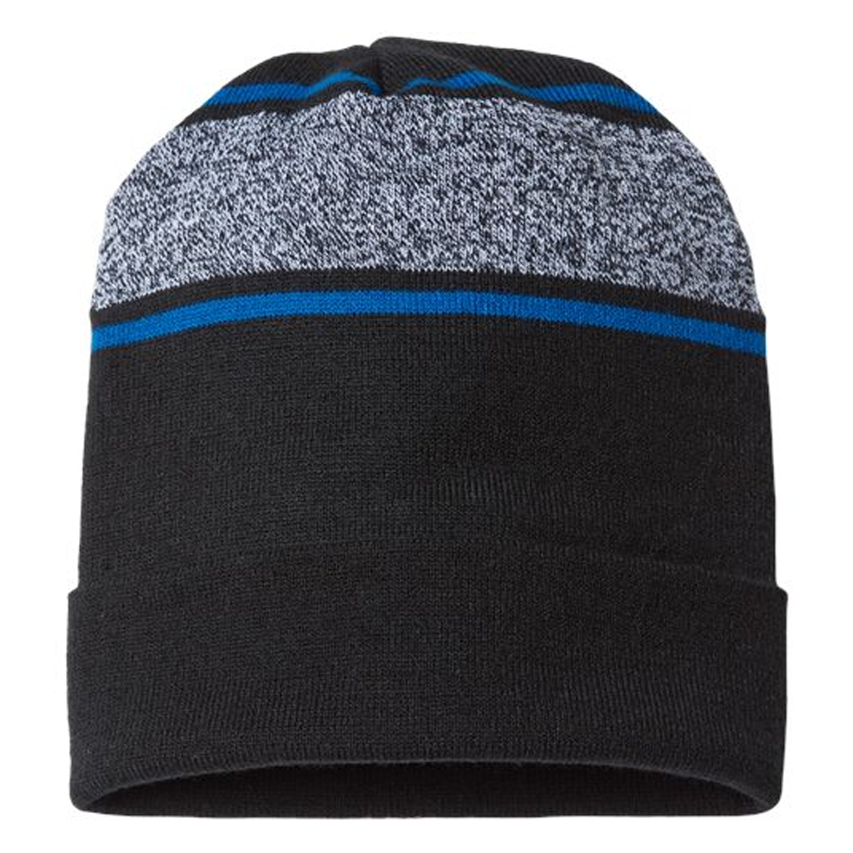 CAP AMERICA VERIEGATED STRIPED CUFFED BEANIE