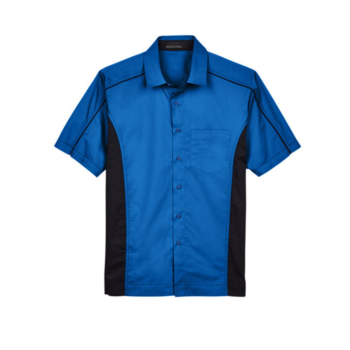 NORTH END MEN'S COLORBLOCK SHORT SLEEVE SHIRT