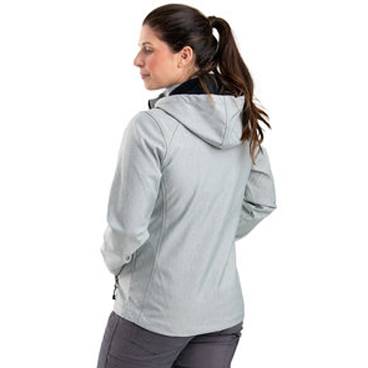 BERNE LADIES HOODED SOFTSHELL JACKET