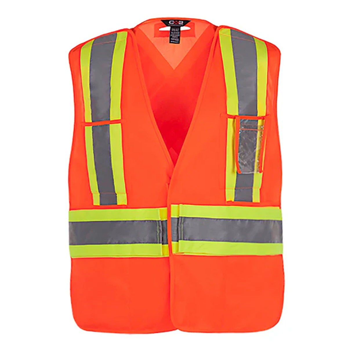 CANADA SPORTSWEAR ADULT PROTECTOR TRICOT HI-VIS 5-POINT TEAR AWAY VEST