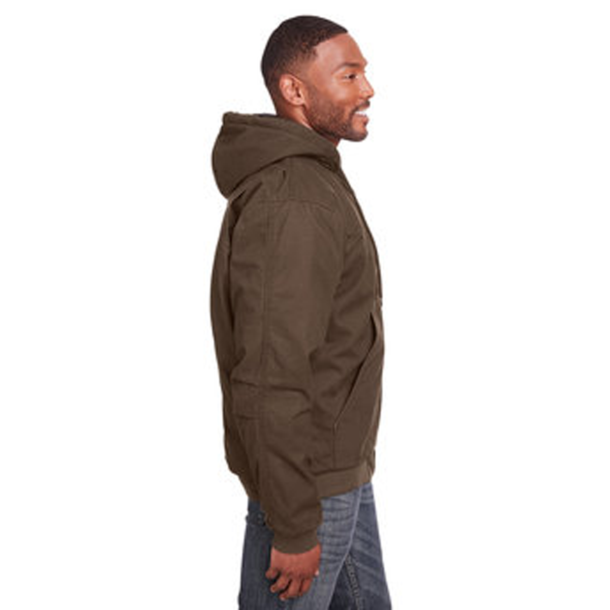 BERNE MEN'S HIGHLAND WASHED COTTON DUCK HOODED JACKET