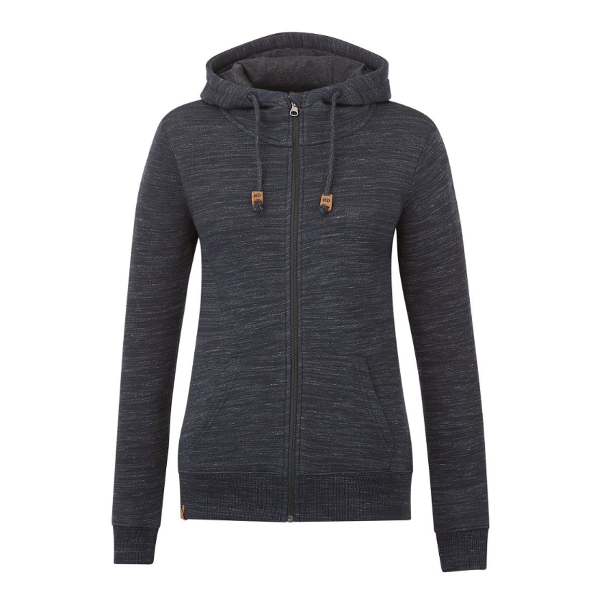 TENTREE LADIES SPACE DYE FULL-ZIP HOODIE