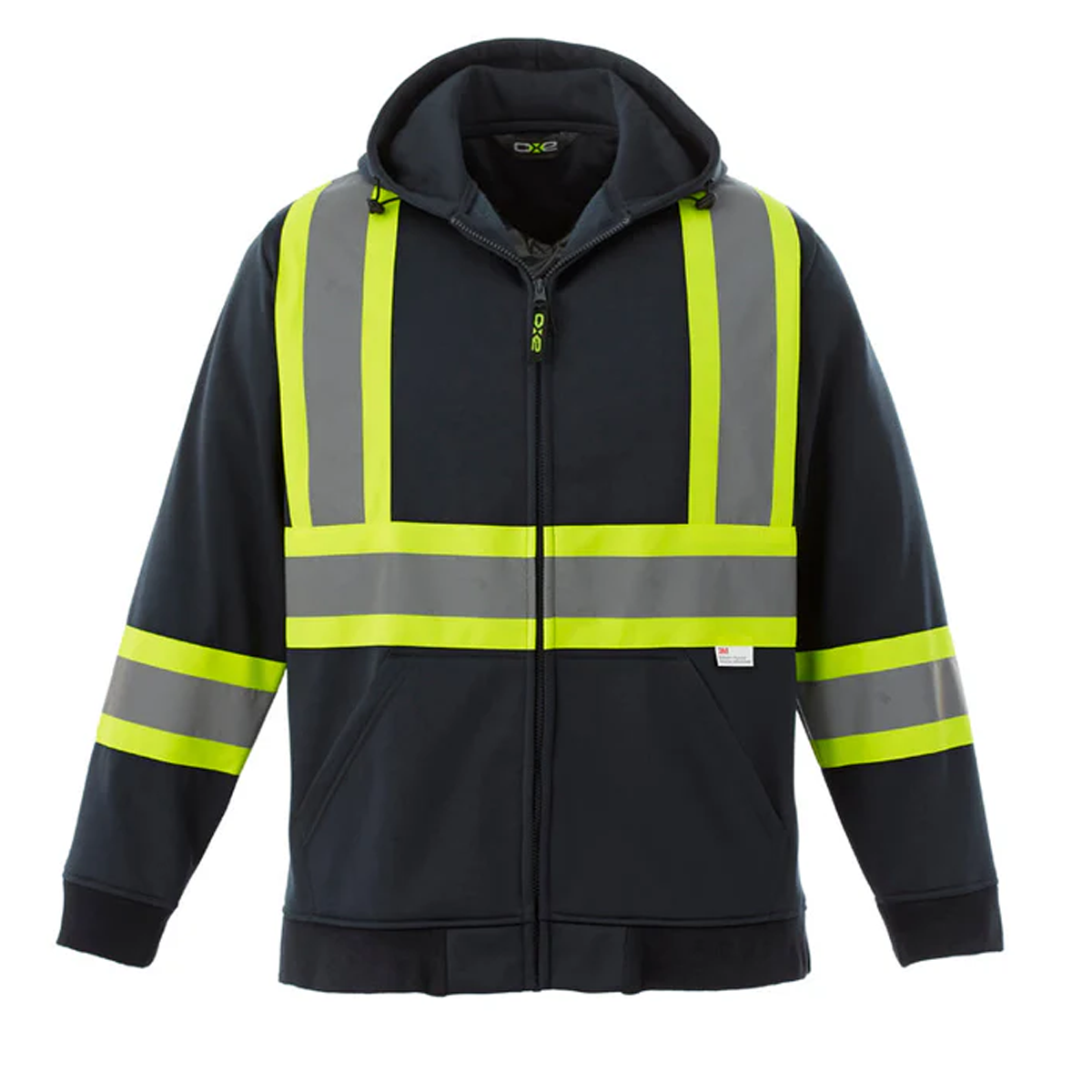 CANADA SPORTSWEAR ADULT FREEDOM HI-VIS FULL-ZIP HOODIE