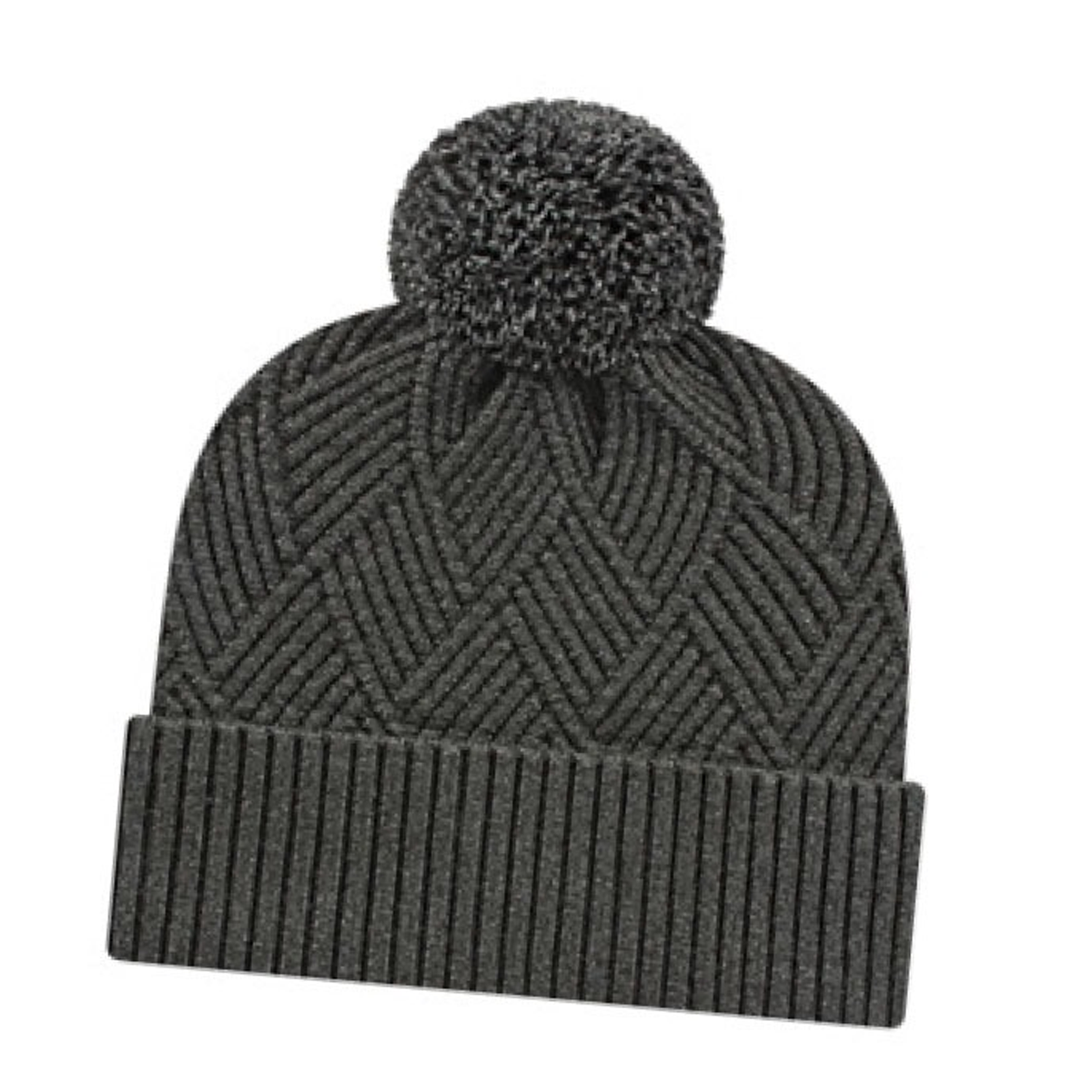 CAP AMERICA PREMIUM DIAGONAL WEAVE KNIT TOQUE WITH CUFF