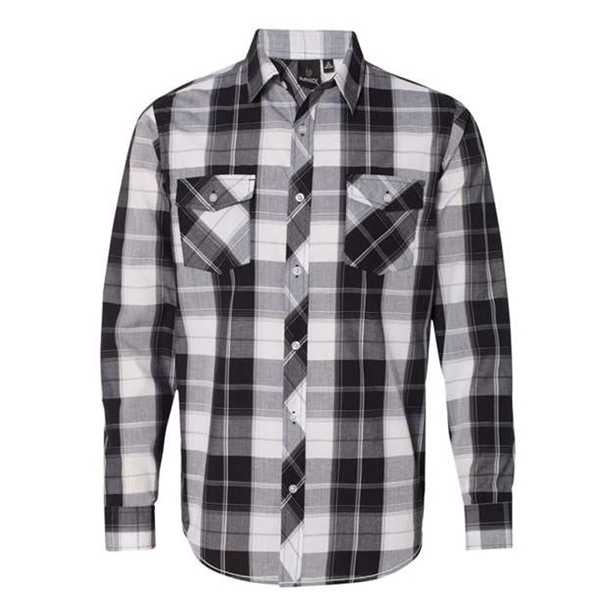 BURNSIDE MEN'S LONG-SLEEVE PLAID SHIRT