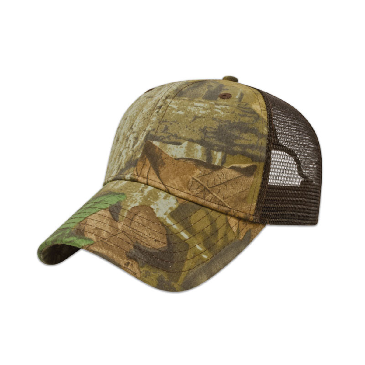 CAP AMERICA SOLID COLOUR MESH BACK CAMO CAP