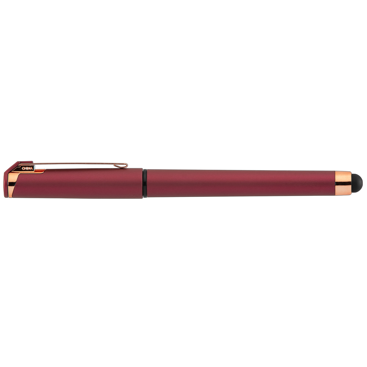 ISLANDER SOFTY ROSE GOLD METALLIC DESIGNER GEL PEN WITH STYLUS