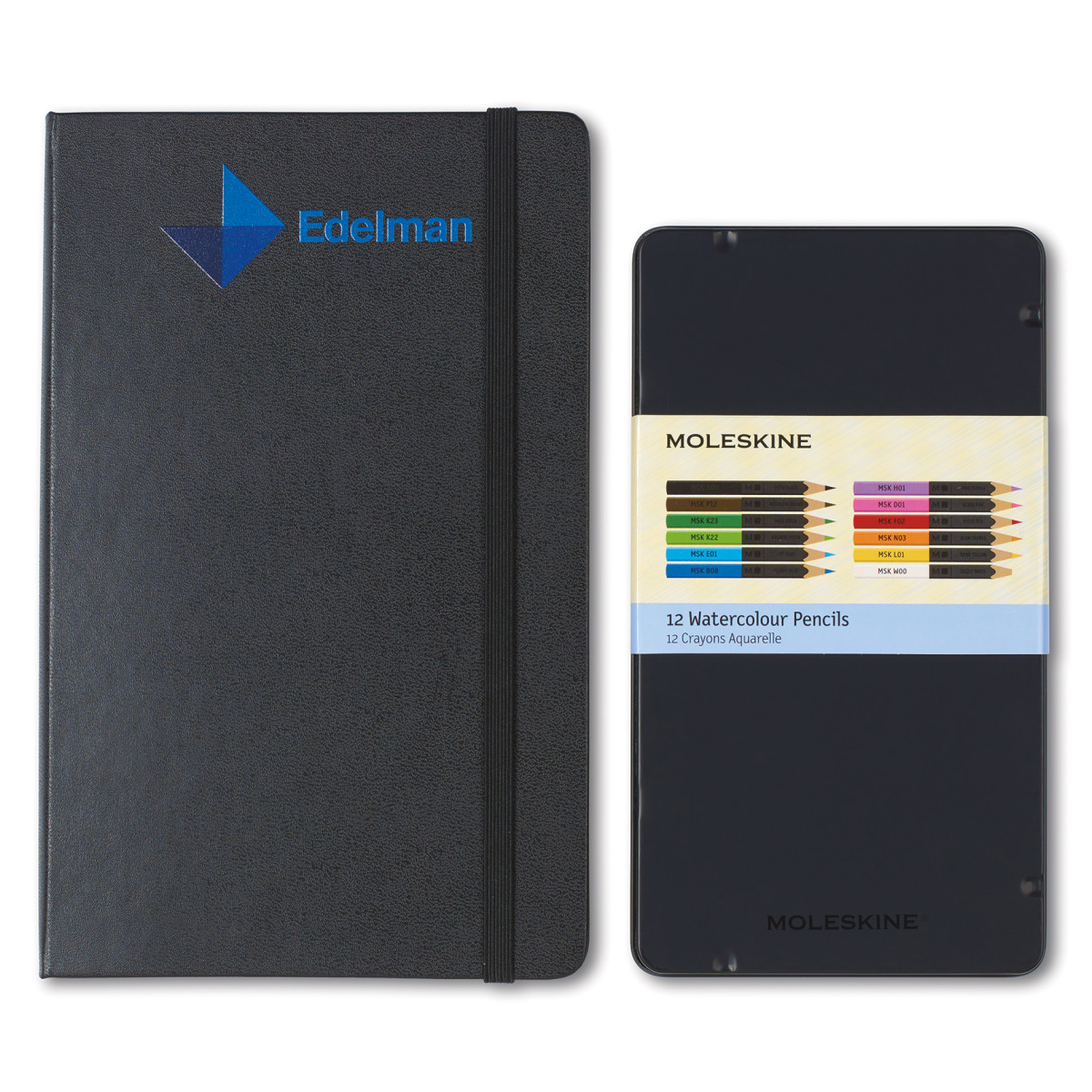 MOLESKINE COLOURING KIT- SKETCHBOOK AND WATERCOLOUR PENCILS