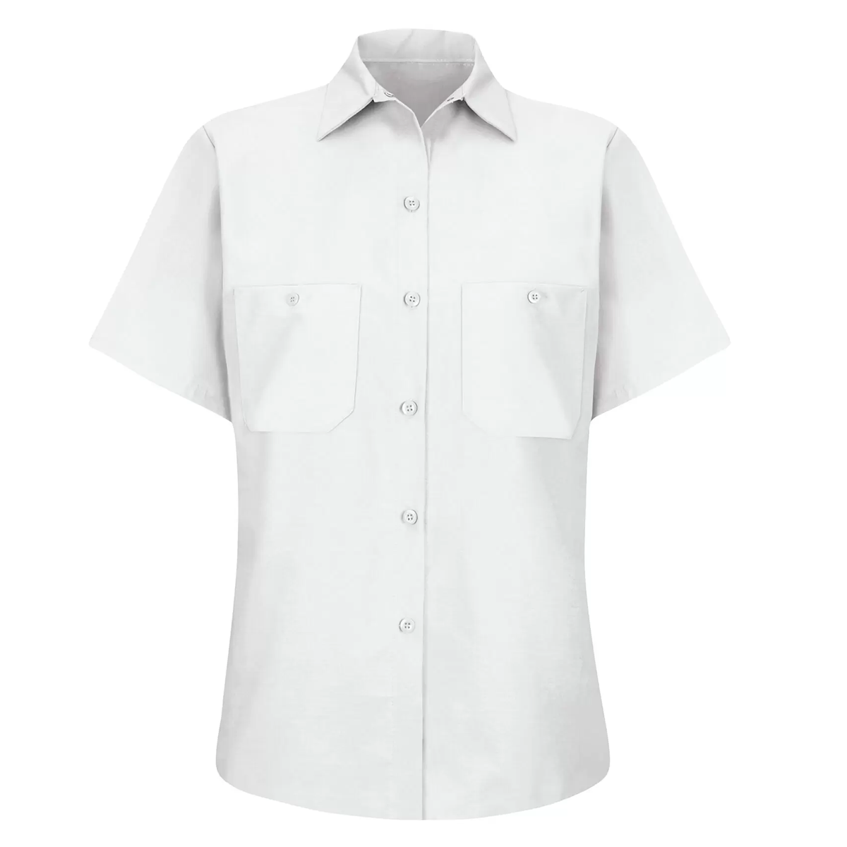 RED KAP LADIES INDUSTRIAL SHORT SLEEVE WORKSHIRT