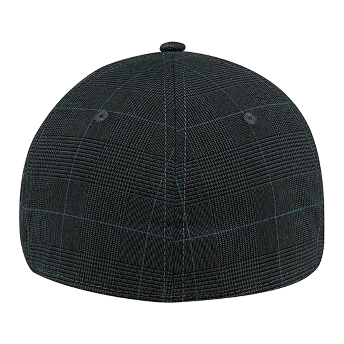 AJM 6-PANEL POLY PLAID & SPANDEX CONTOUR HAT