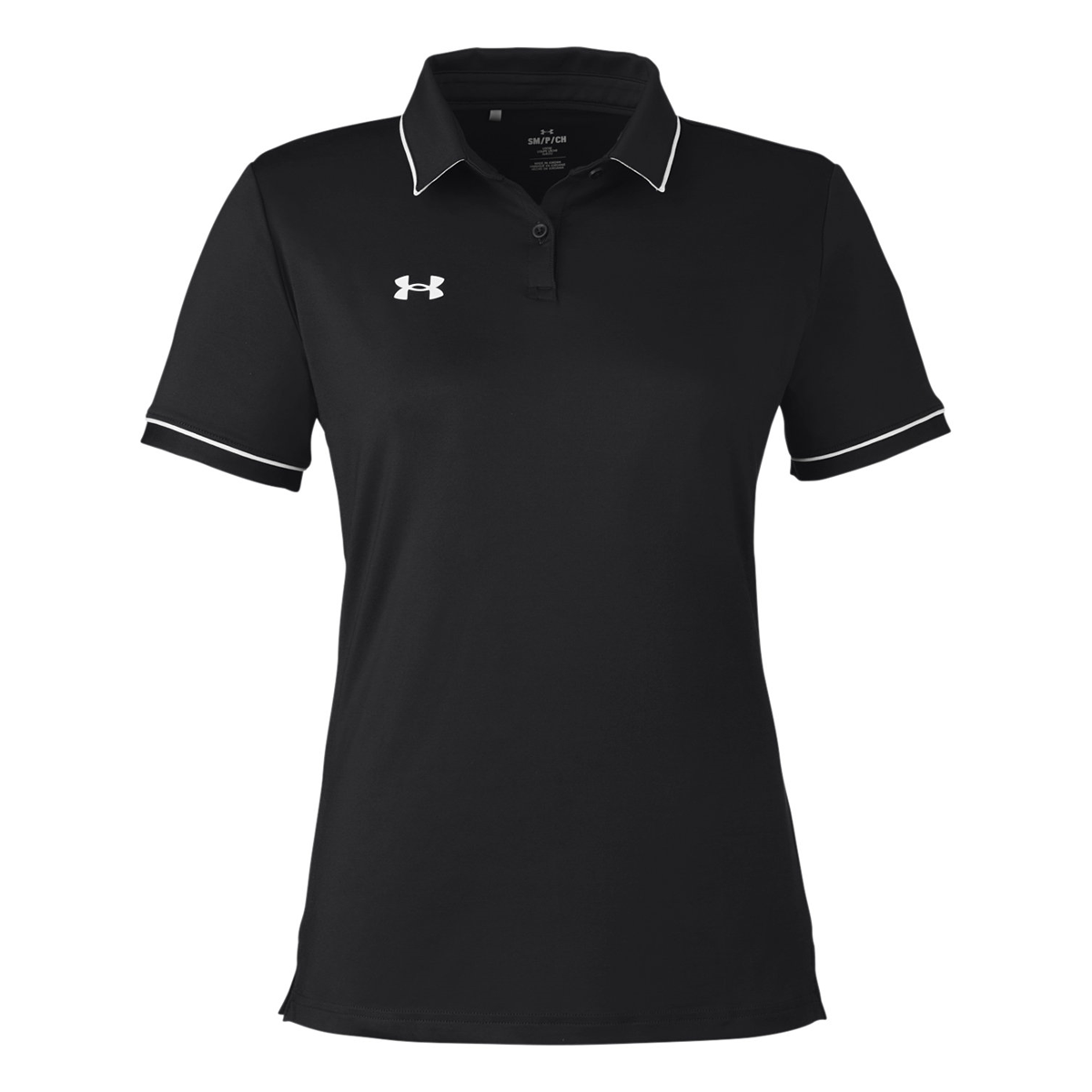 UNDER ARMOUR LADIES TIPPED TEAMS PERFORMANCE POLO